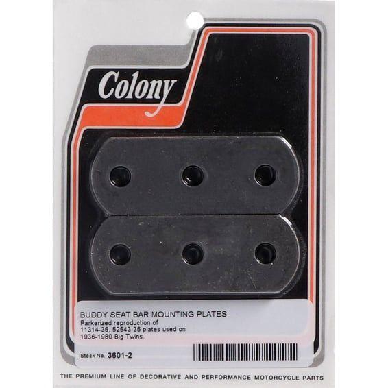 buddy seat bar mounting plate set