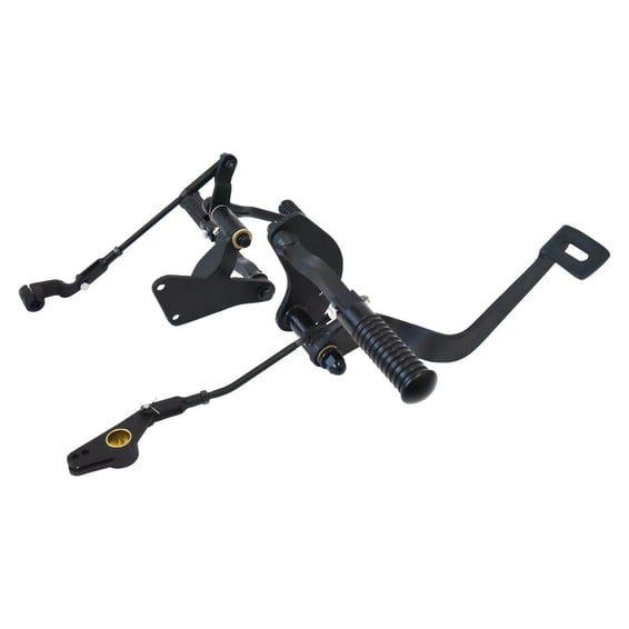 Evo XL forward control kit. O-ring pegs. matte black