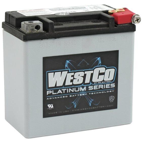 Westco, sealed AGM battery. 12V, 12Ah, 220CCA