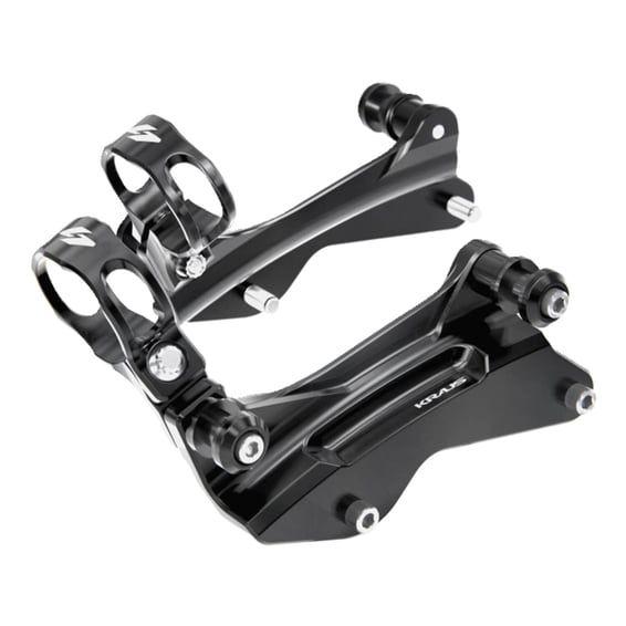 Pro-4 Docking Hardware for Fox. Black anodized