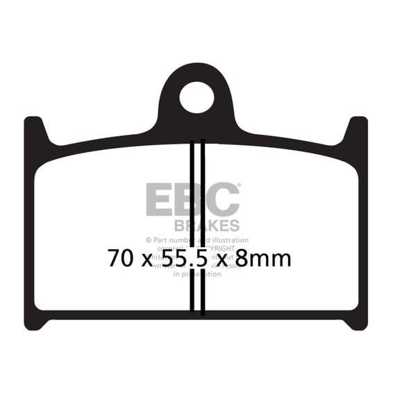Organic brake pads