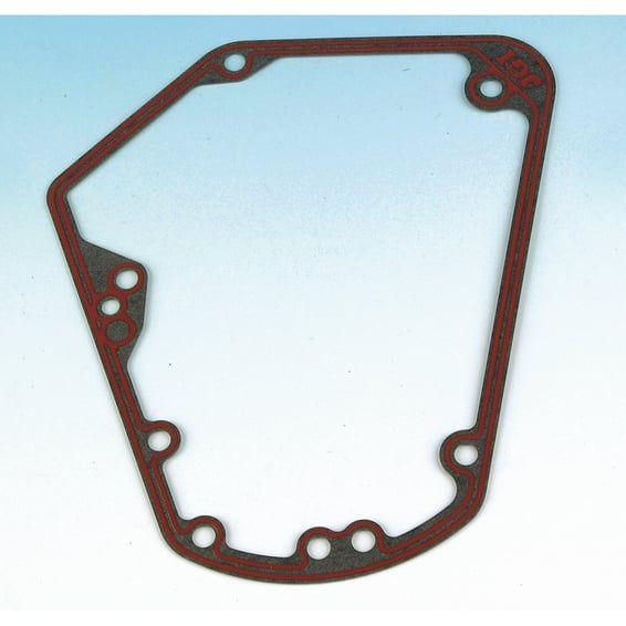 James, cam cover gasket. .036" paper/steel base/silicone