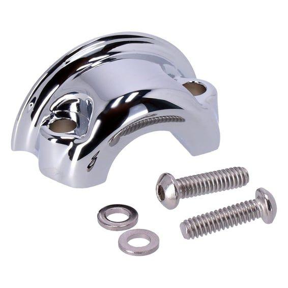 H/b master cylinder & clutch clamp. Chrome