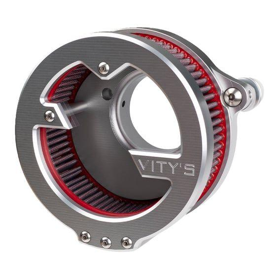 'Massive' air cleaner assembly. Silver