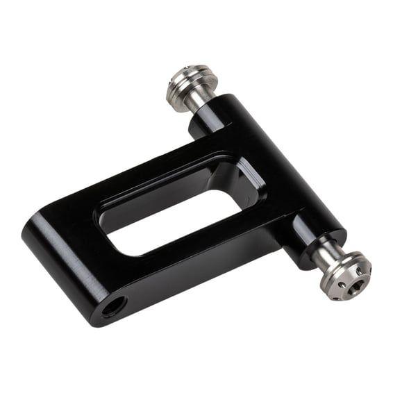 gauge holder extension. Black
