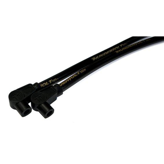 10.4mm mm ThunderVolt-50 spark plug wire set. Black