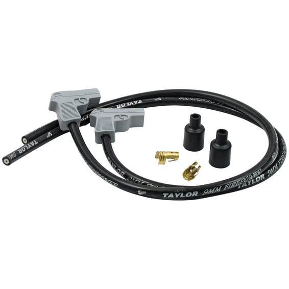 9mm Fire Power universal spark plug cables. Black