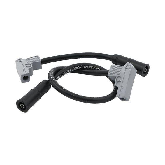 9mm Fire Power spark plug wire set. Black/silver