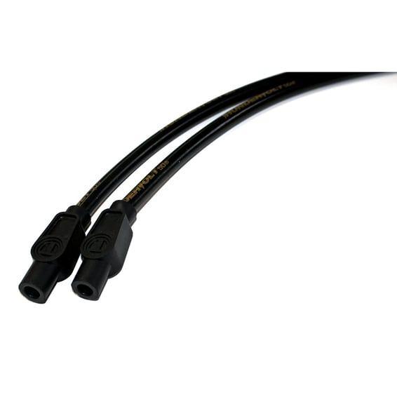 10.4mm mm ThunderVolt-50 spark plug wire set. Black