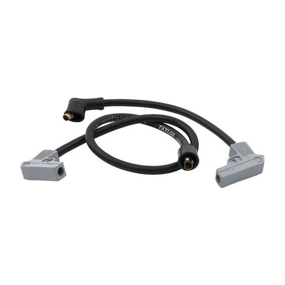 9mm Fire Power spark plug wire set. Black/silver