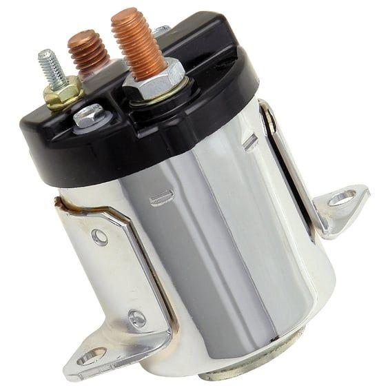 ACCEL, 5-speed starter solenoid. Chrome