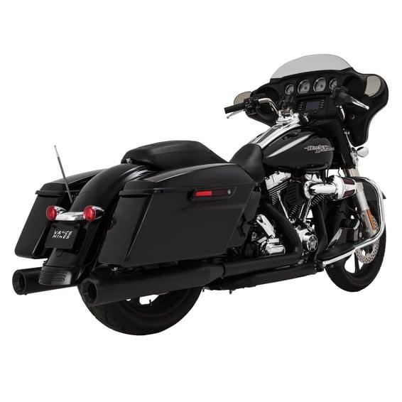 4" Eliminator 400 slip-on mufflers. black
