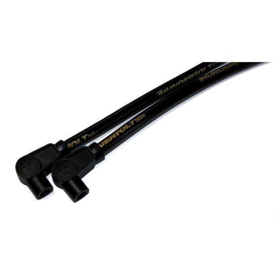 10.4mm mm ThunderVolt-50 spark plug wire set. Black