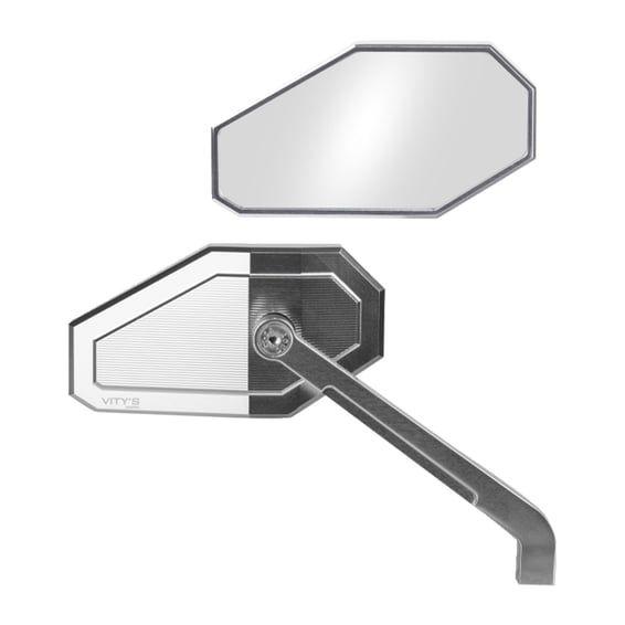 'Massive' Mirror. Left. Silver