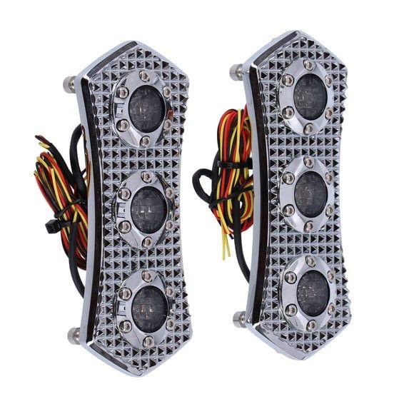 Diamond LED 3-1 taillight set. Chrome