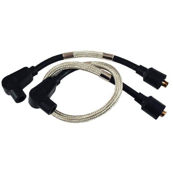 8mm Pro braided stainless spark plug wire set