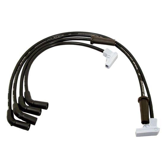 9mm Fire Power spark plug wire set. Black/silver