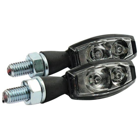 Blaze LED turn signals ece. Black with clear lens
