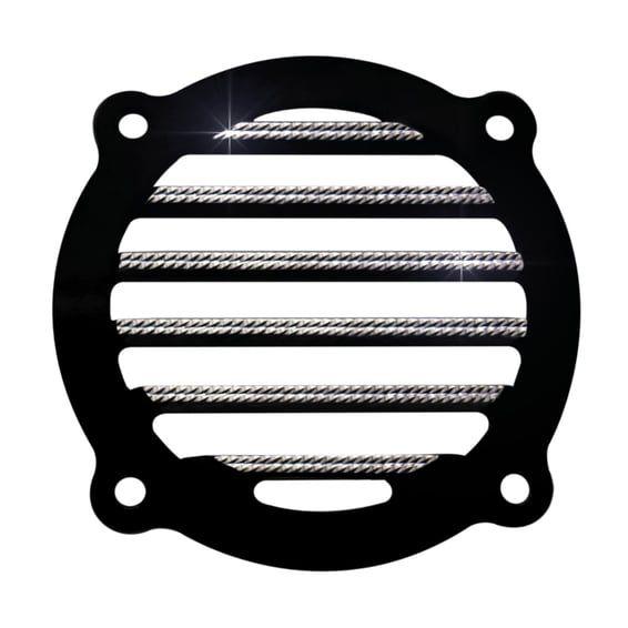 finned speaker covers. Small. Black DCE
