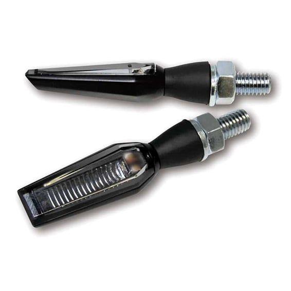 Falcon, LGT LED turn signals. Black. Smoke lens