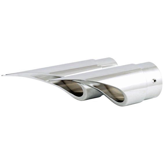 Scalloped 2 1/4" exhaust tip set