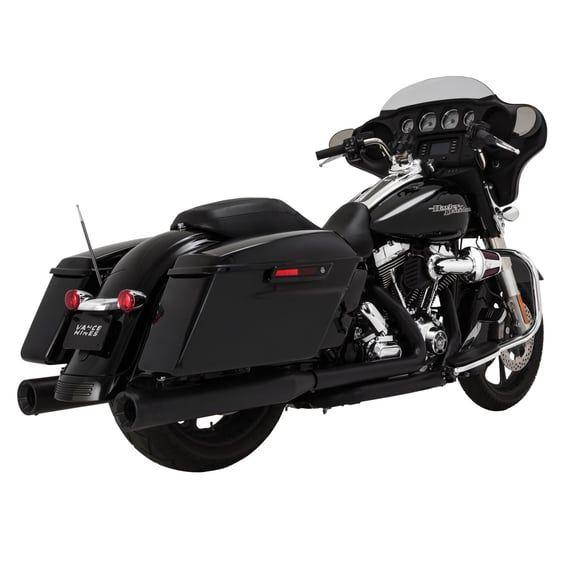 4" Eliminator 400 slip-on mufflers. black