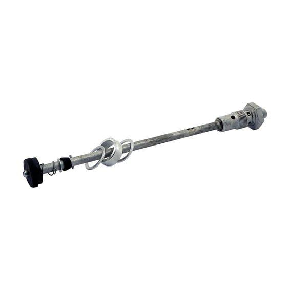 Early style gas valve set. Black knob