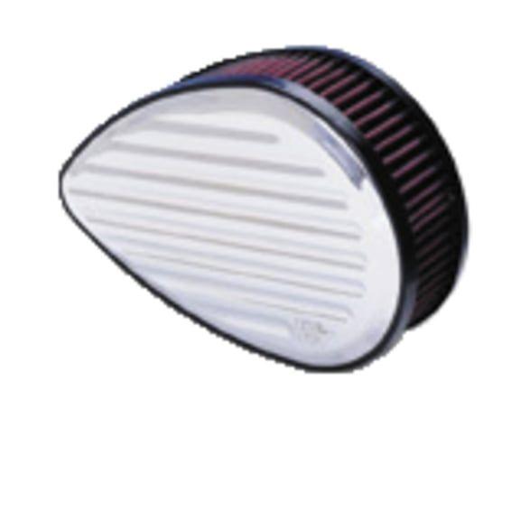 billet air cleaner assembly. Teardrop grooved