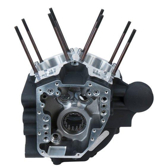 07-17 crankcase assembly, STD bore. Black