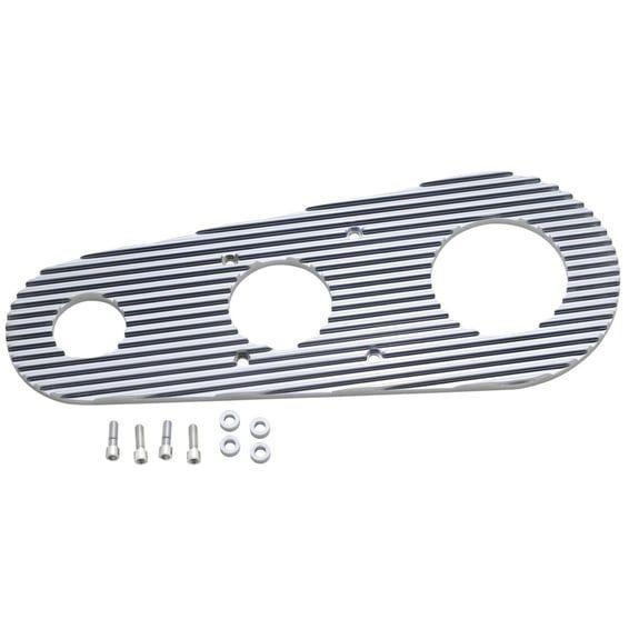 covers for BDL belt drives. Finned, chrome
