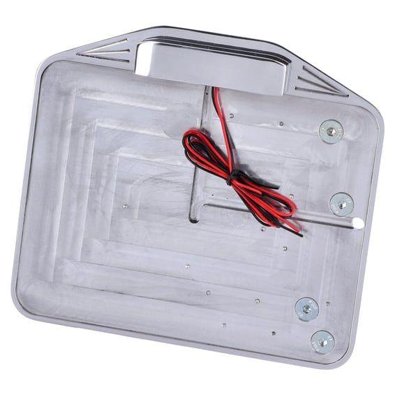 side mount license plate bracket kit. Polished FR