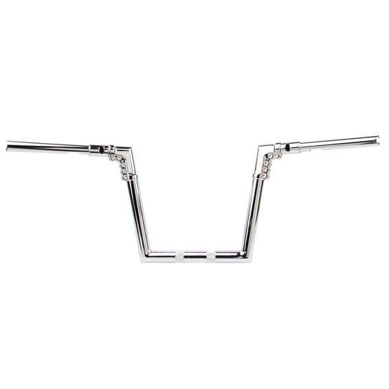 1-1/4" modular drag bar. Chrome, 11" rise