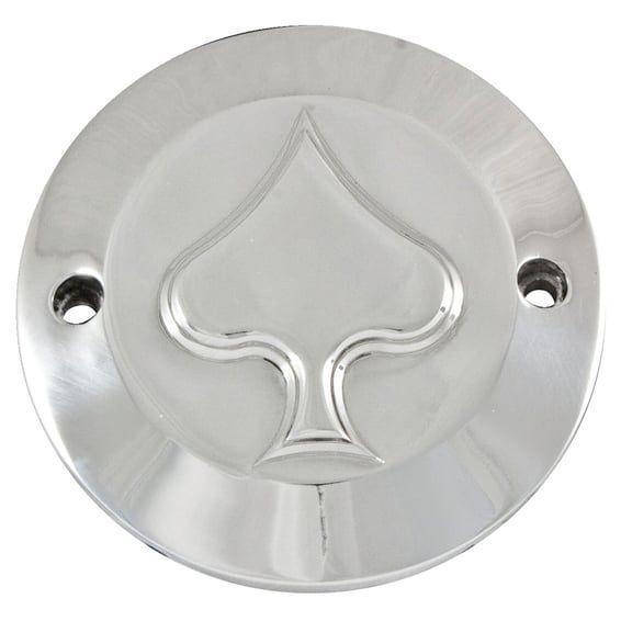HKC point cover 2-hole. Spade, polished