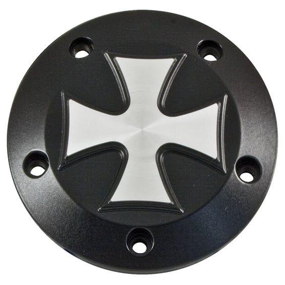 HKC point cover 5-hole. Maltese Cross, black