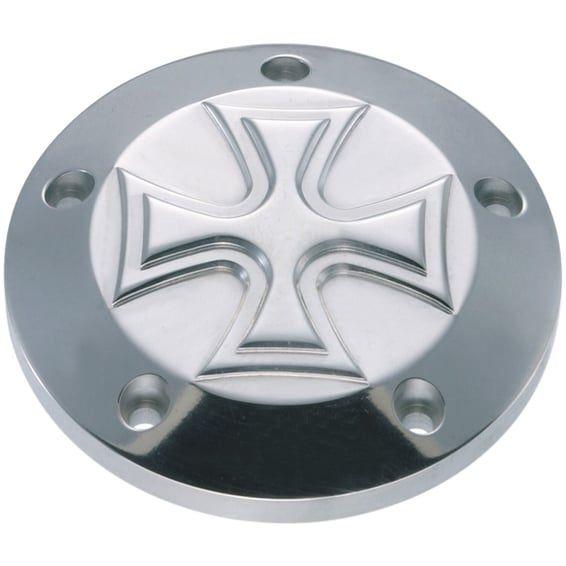 HKC point cover 5-hole. Maltese Cross, polished