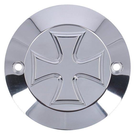 HKC point cover 2-hole. Maltese Cross, polished