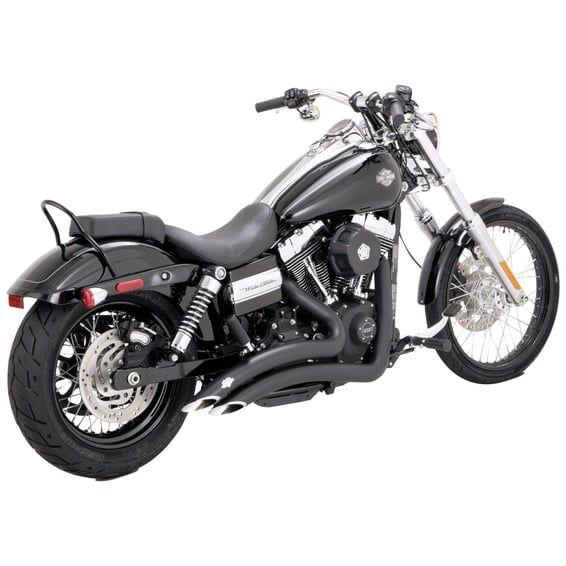 2-1/2" big radius 2-2 exhaust. black