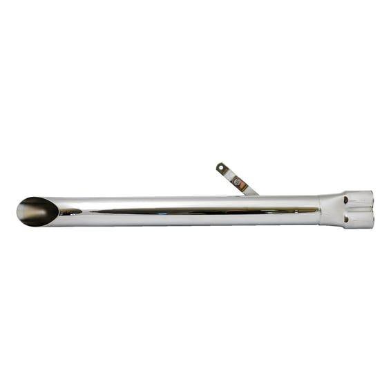 Turn out Shovel style universal muffler 30" long chrome