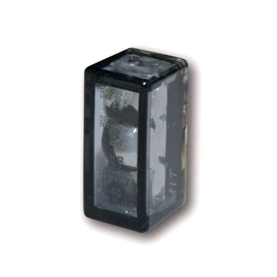 Cube-V mini LED taillight. horizontal. Smoke lens