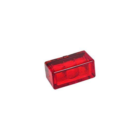 Cube-V mini LED taillight. vertical. Red lens