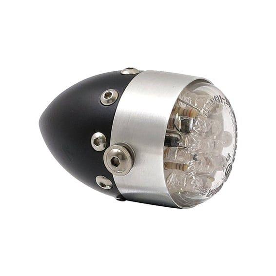 HKC, Retro LED taillight. Matte black. Alu front ring