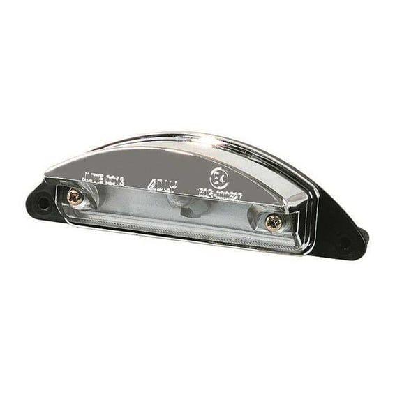 License plate light ransom, chrome. ECE appr.
