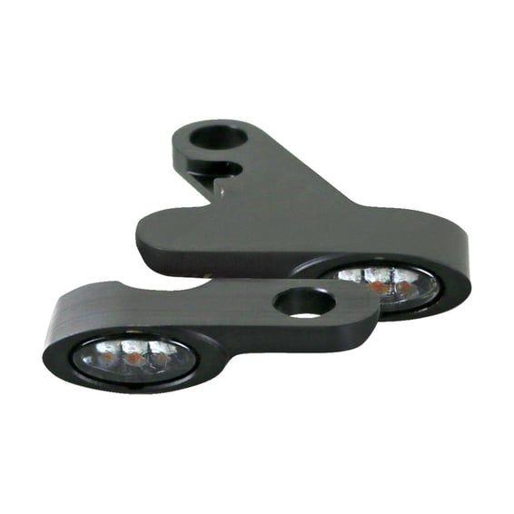 LED turn signals Elypse front, black