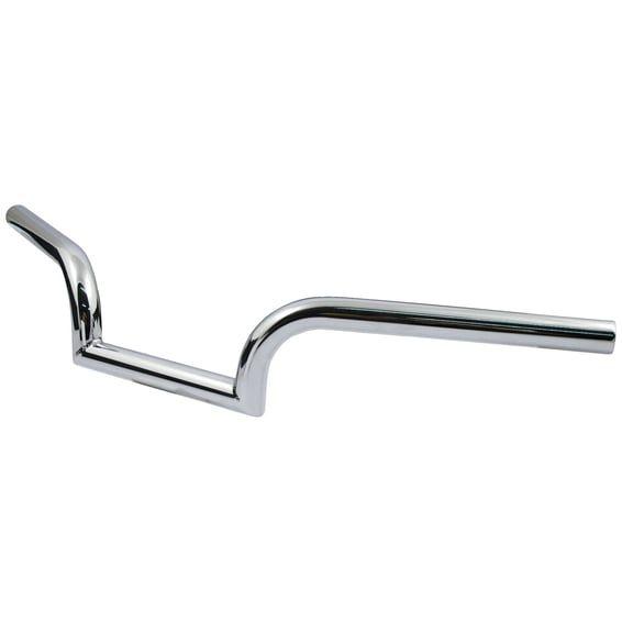 Mustache handlebar chrome