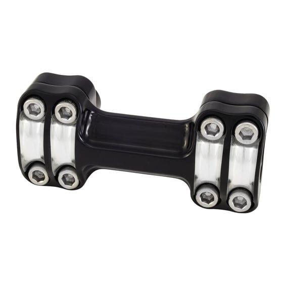 RSD, Nostalgia one-piece 4-bolt riser. 1.5" rise. Black CC
