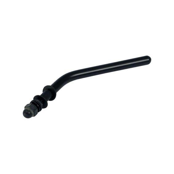 Replacement mirror stem, short. Black