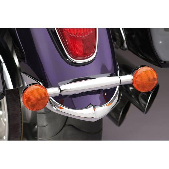 NC cast rear fender tip chrome