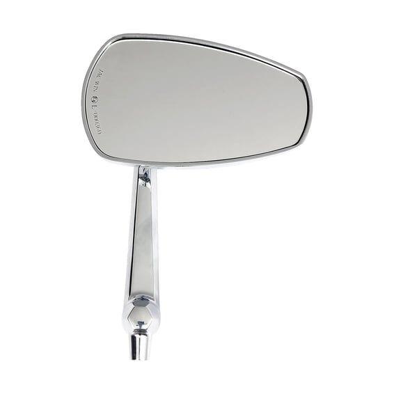 Slipstream mirror set. straight stem, chrome