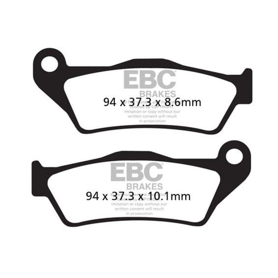 V-pad Semi Sintered brake pads