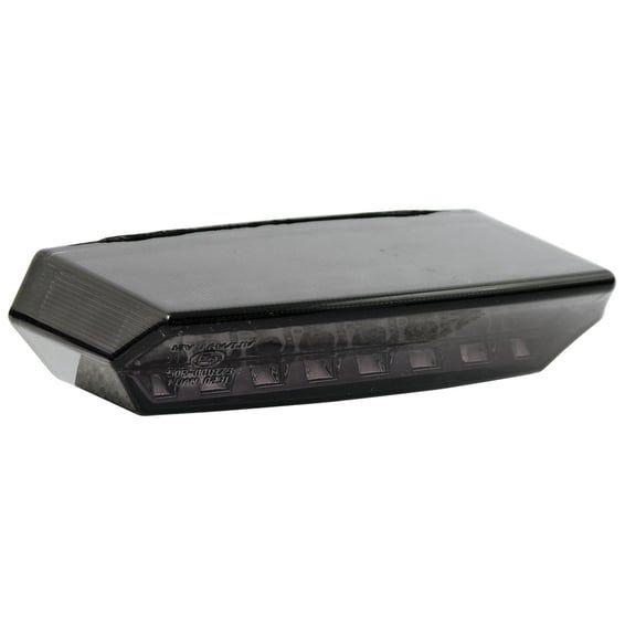 Boston, LED taillight. Black. Smoke
